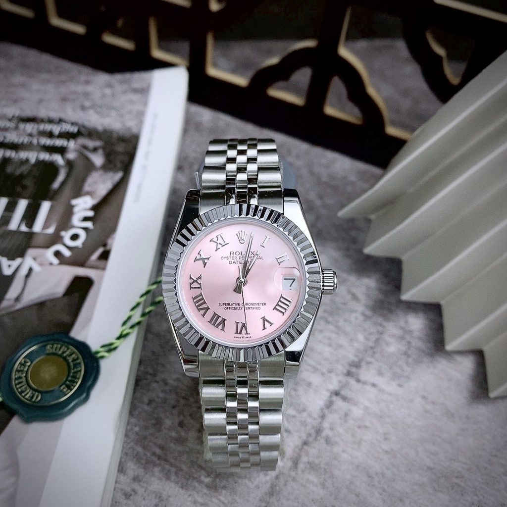 Đồng hồ Rolex giá 2 triệu Datejust nữ mặt số hồng 31mm (1)