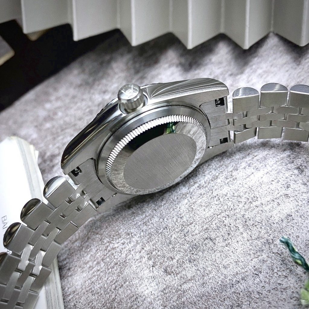 Đồng hồ Rolex giá 2 triệu Datejust nữ mặt số hồng máy cơ Nhật 31mm