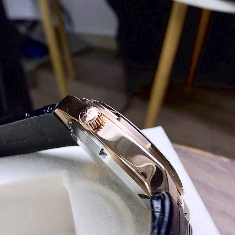 Đồng hồ Vacheron Constantin cơ lộ máy Nhật màu vàng hồng 42mm (1)