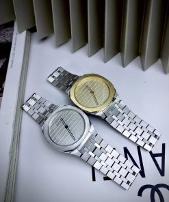 Đồng hồ nữ Gucci 25H Lady Watch siêu cấp mặt vuông dây kim loại