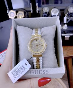 Đồng hồ nữ Guess Gala Like Auth dây ngọc trai
