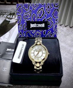 Đồng hồ nữ Just Cavalli JC1L046M0255 hình rắn mạ vàng 32mm