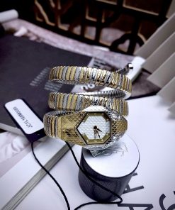 Đồng hồ nữ Just Cavalli JC1L168M0075 Like auth hình rắn mặt trắng 28mm (1)