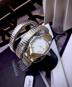 Đồng hồ nữ Just Cavalli JC1L168M0075 Like auth hình rắn mặt trắng 28mm (1)