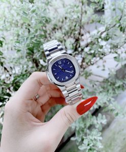 Đồng hồ nữ Patek Philippe giá rẻ dòng Nautilus dây thép trắng 32mm