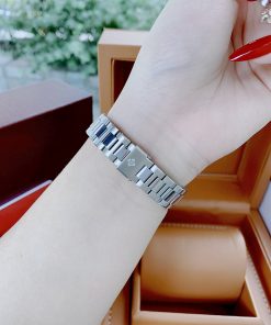 Đồng hồ nữ Patek Philippe giá rẻ dòng Nautilus dây thép trắng 32mm