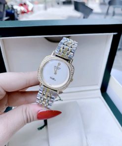 Đồng hồ nữ Rolex Cellini dây kim loại Demi mặt vuông 34mm (1)