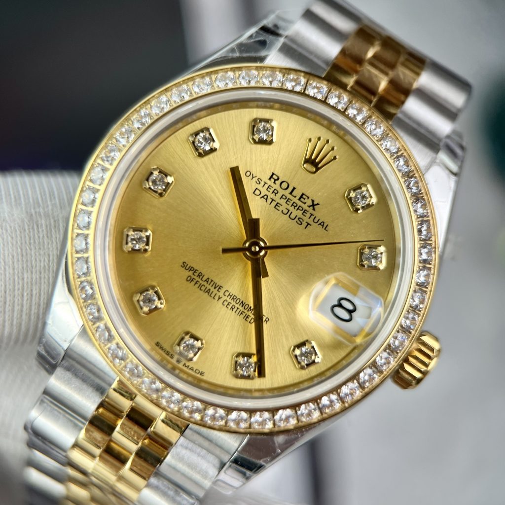 Đồng hồ nữ Rolex DateJust Replica 11 Thụy Sỹ EW Factory 31mm (2)