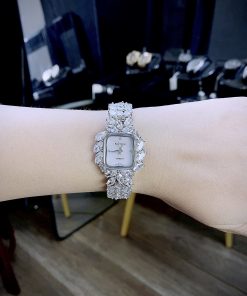 Đồng hồ nữ Royal Crown đính đá mặt xà cừ Like Auth 30mm