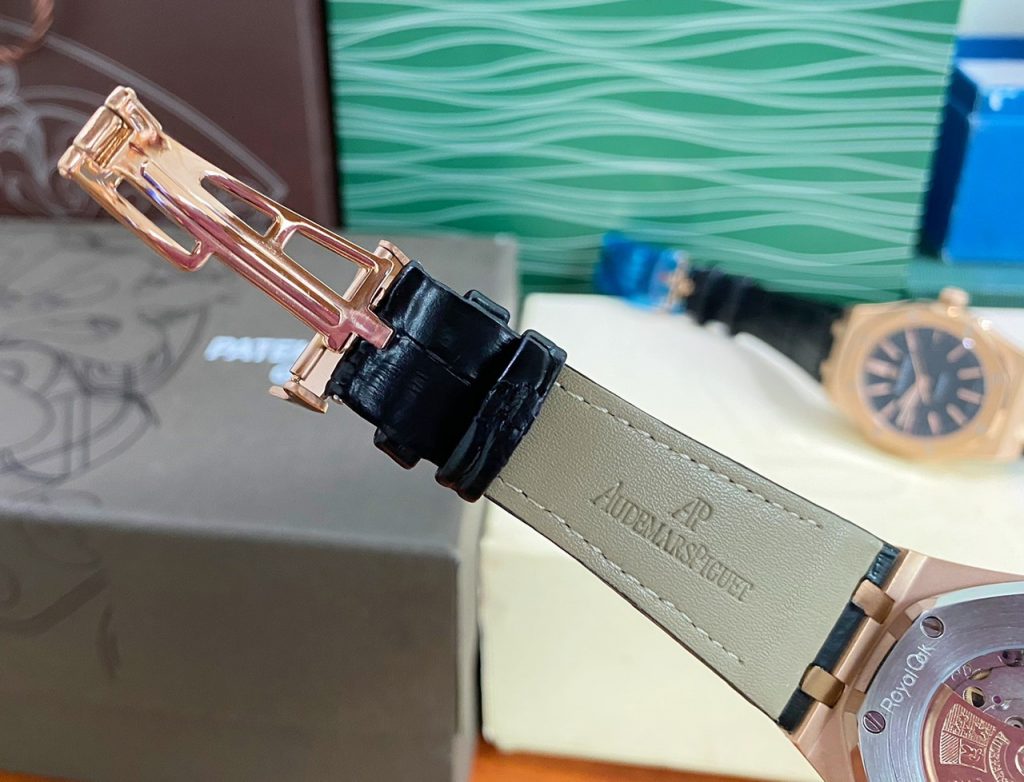Đồng hồ Audemars Piguet Rose Gold nam máy cơ Nhật Fake Cao Cấp 41mm (2)