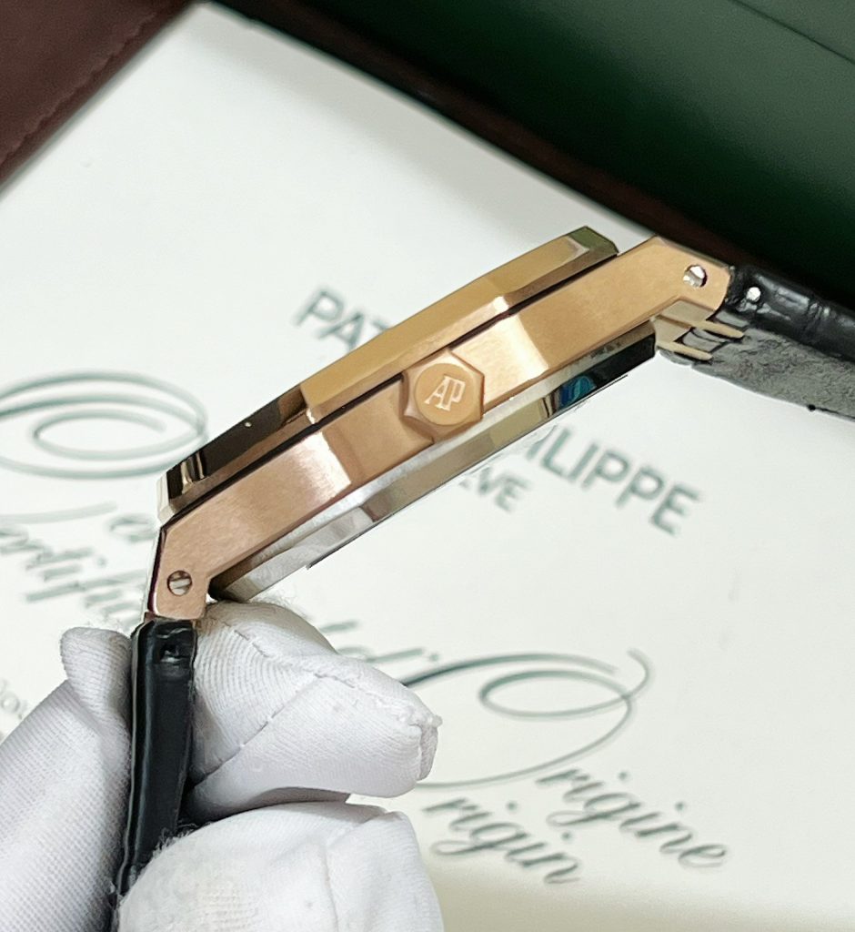 Đồng hồ Audemars Piguet Rose Gold nam máy cơ Nhật Fake Cao Cấp 41mm (2)