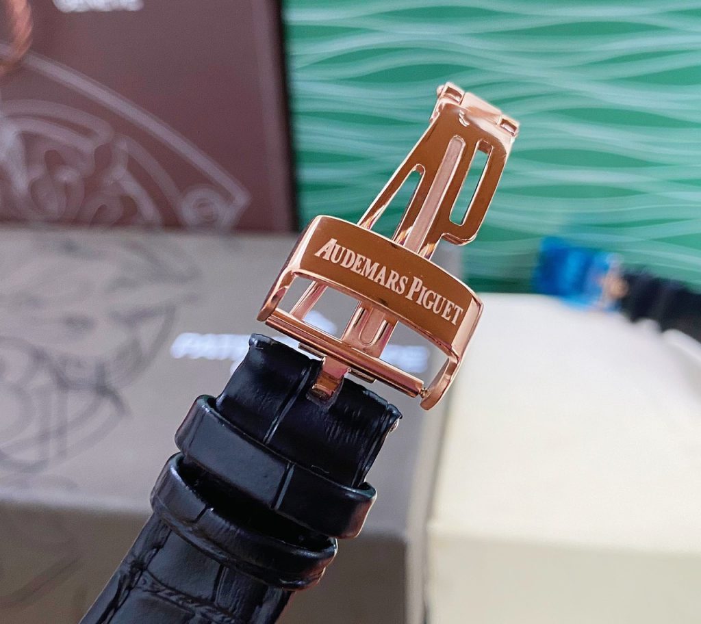 Đồng hồ Audemars Piguet Rose Gold nam máy cơ Nhật Fake Cao Cấp 41mm (2)