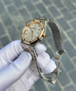 Đồng hồ Audemars Piguet Royal Oak Demi Rose Gold Rep 11 Cao Cấp 33mm (2)