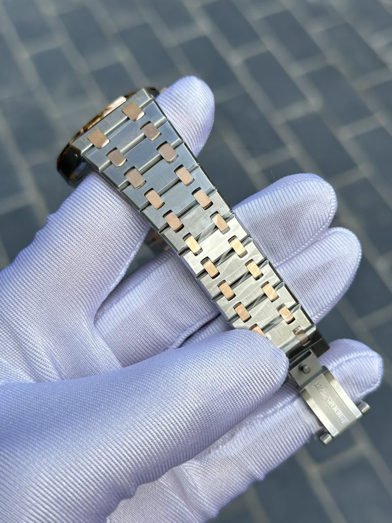 Đồng hồ Audemars Piguet Royal Oak Demi Rose Gold Rep 11 Cao Cấp 33mm (2)