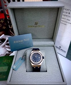 Đồng hồ Audemars Piguet Royal Oak Offshore Rose Gold màu đen Fake Cao Cấp 37mm (2)