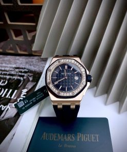 Đồng hồ Audemars Piguet Royal Oak Offshore Rose Gold màu đen Fake Cao Cấp 37mm (2)