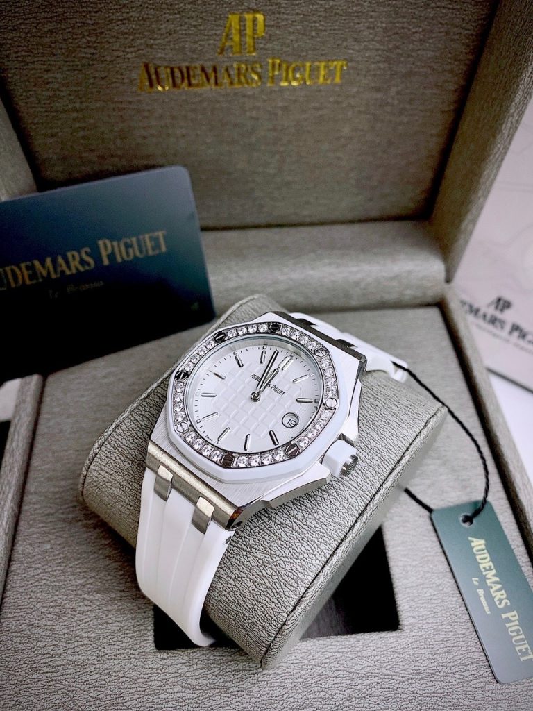 Đồng hồ Audemars Piguet Royal Oak Offshore màu trắng Fake Cao Cấp 37mm (2)