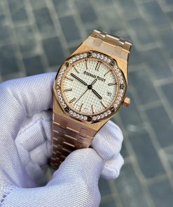 Đồng hồ Audemars Piguet Royal Oak Rose Gold Rep 11 Máy Cơ Thụy Sỹ 33mm (2)