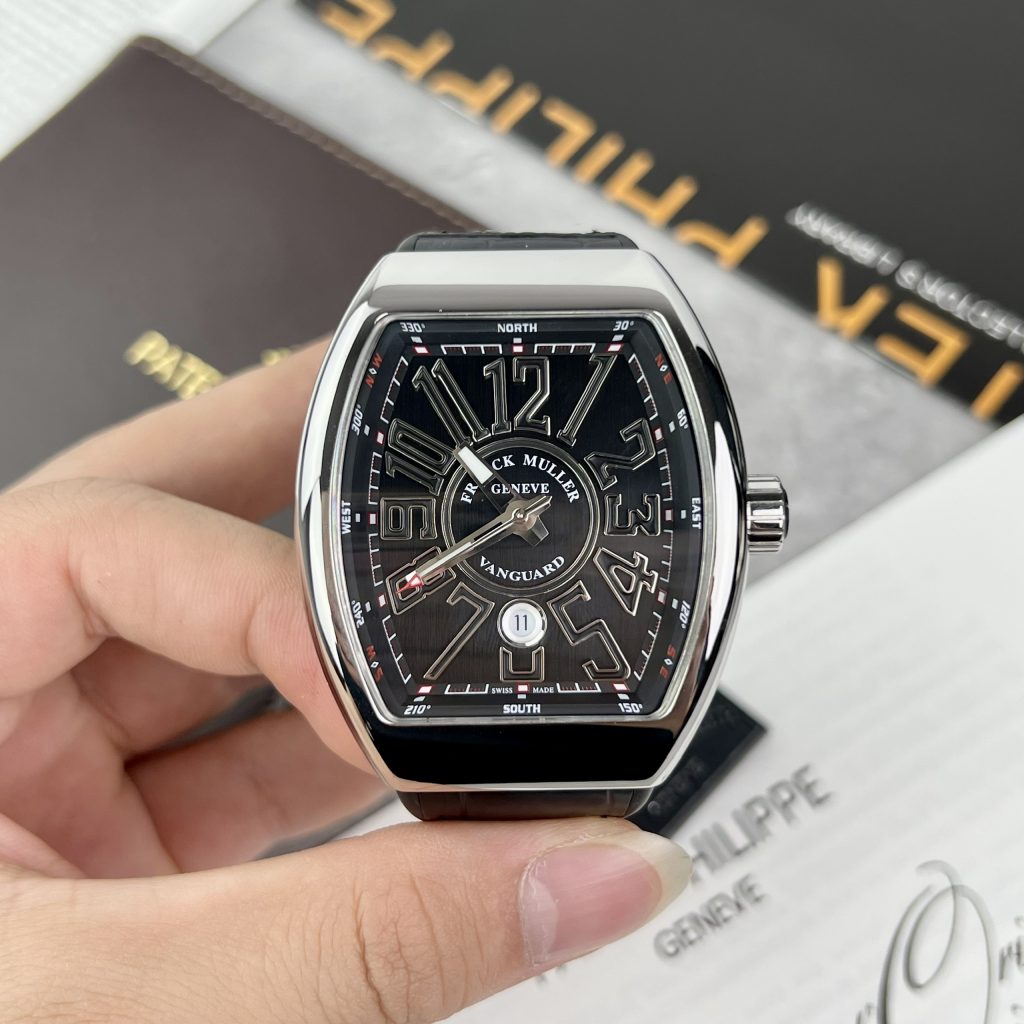 Đồng hồ Franck Muller V45 ABF Rep 11 Thụy Sỹ nam màu đen 45mm (2)