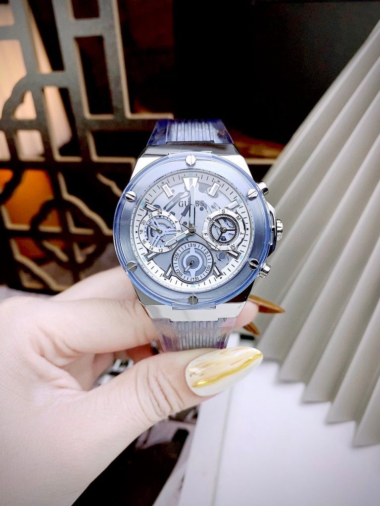 Đồng hồ Guess Eco-Friendly GW0409L1 màu xanh Like Auth 39mm (2)