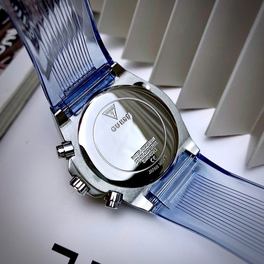 Đồng hồ Guess Eco-Friendly GW0409L1 màu xanh Like Auth 39mm (2)