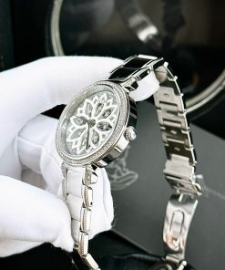 Đồng hồ Guess GW0528L1 Silver nữ đính đá Like Auth 36mm (2)