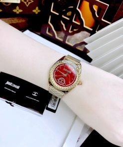 Đồng hồ Just Cavalli JC1L195M0235 Like Auth nữ mặt màu đỏ 35mm (2)