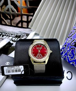 Đồng hồ Just Cavalli JC1L195M0235 Like Auth nữ mặt màu đỏ 35mm (2)