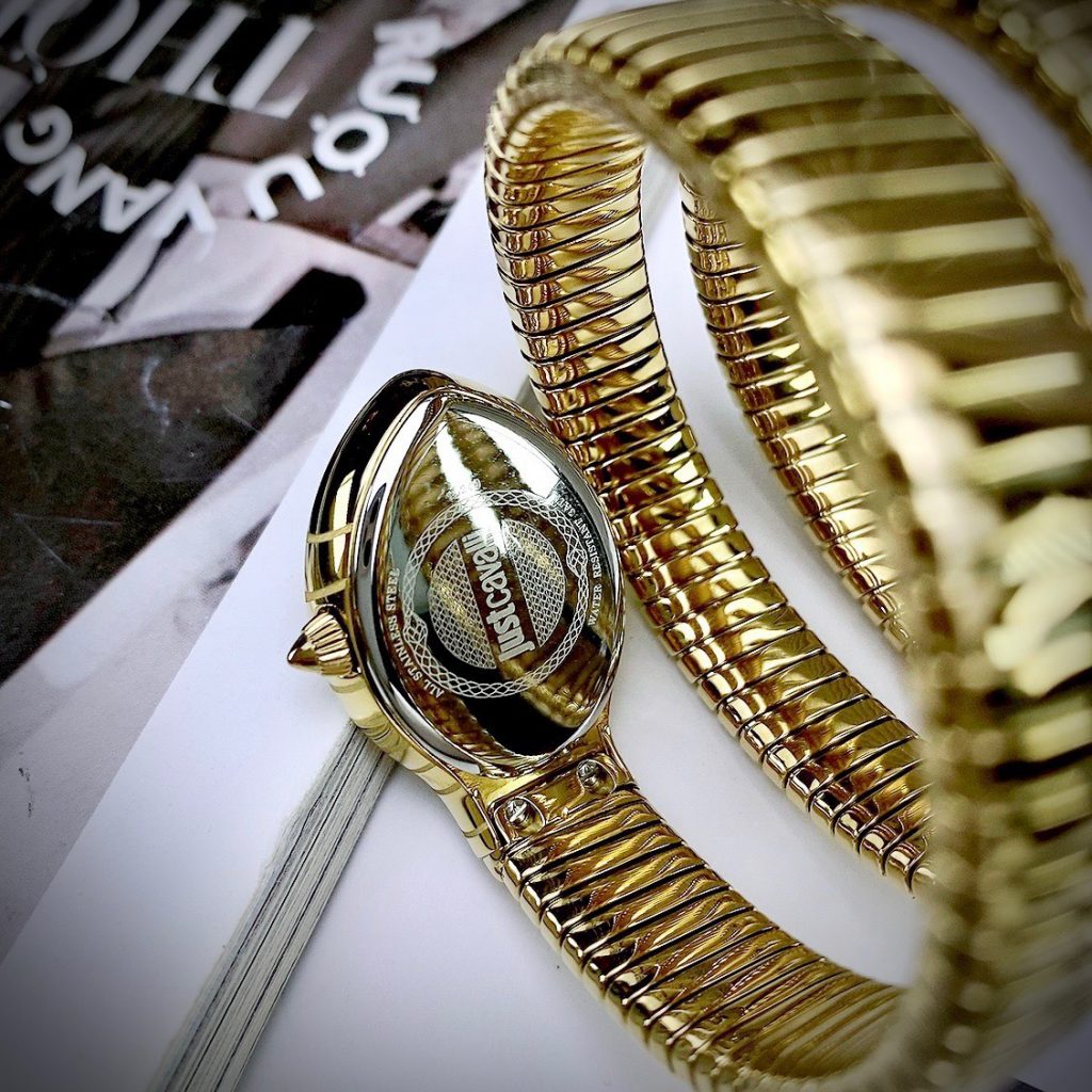 Đồng hồ Just Cavalli JC1L248M0025 màu vàng gold mặt trắng Like Auth 28mm (2)