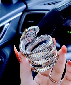 Đồng hồ Just Cavalli màu demi nữ dáng rắn cuốn Like Auth 33mm (2)