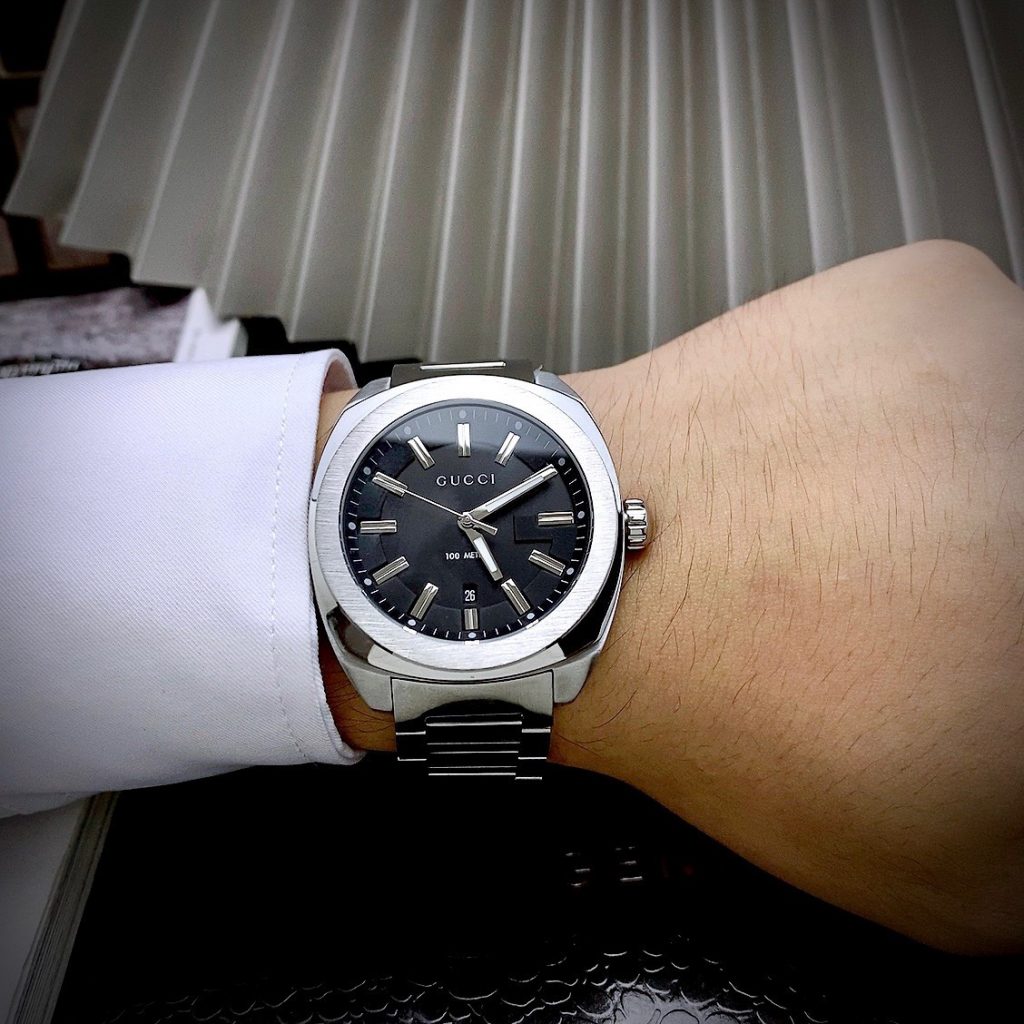 Đồng hồ Like Auth Gucci Men GG2570 nam dây kim loại 41mm (2)