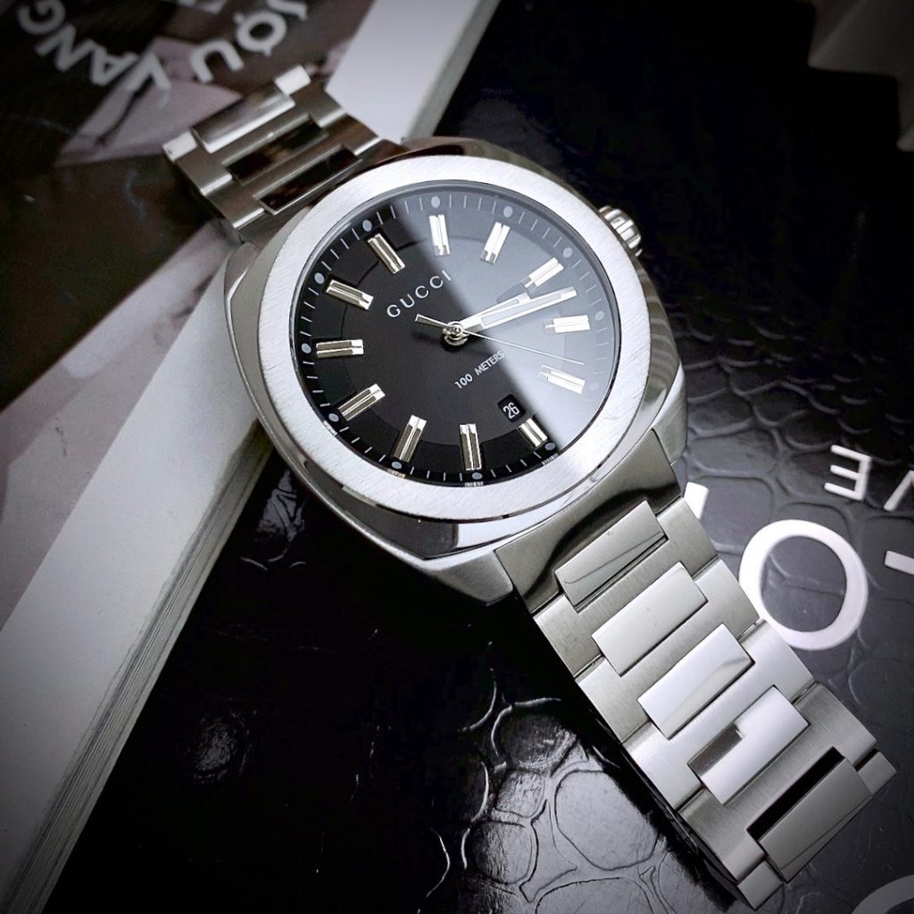 Đồng hồ Like Auth Gucci Men GG2570 nam dây kim loại 41mm (2)