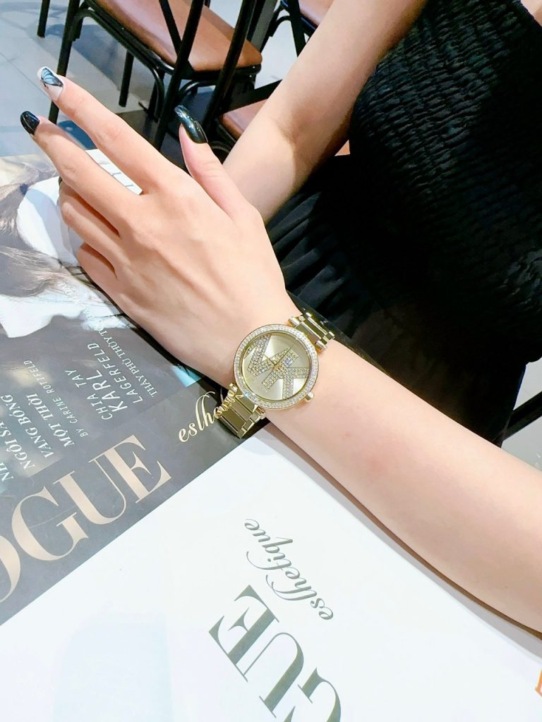 Đồng hồ Michael Kors MK6659 nữ màu vàng gold Like Auth 38mm (2)