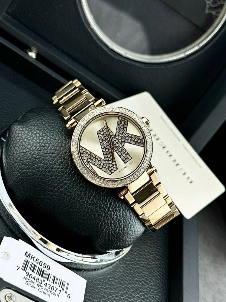 Đồng hồ Michael Kors MK6659 nữ màu vàng gold Like Auth 38mm (2)