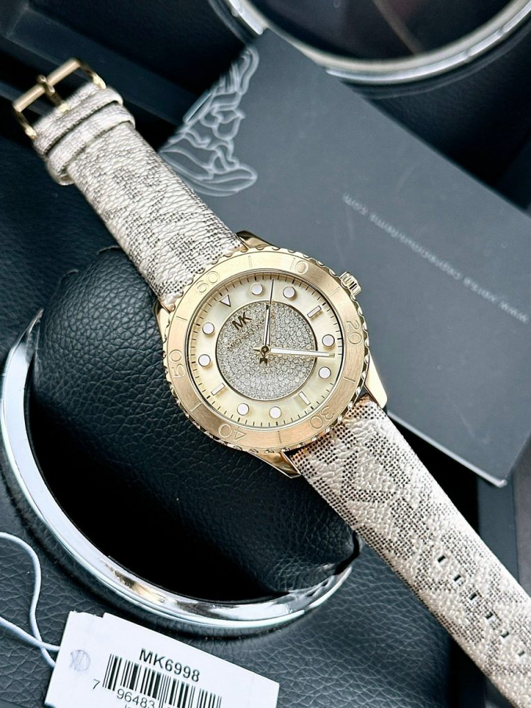 Đồng hồ Michael Kors MK6999 nữ dây da Like Auth 40mm (2)
