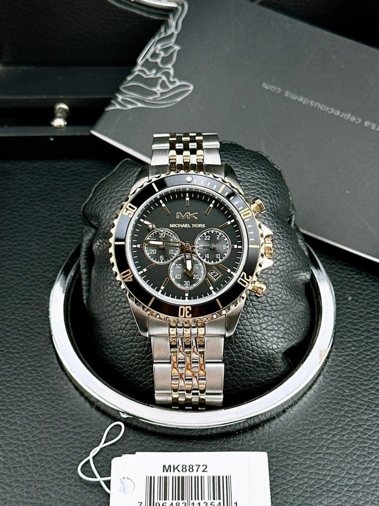 Đồng hồ Micheal Kors MK8872 Like Auth nam dây kim loại 43mm (2)