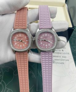 Đồng hồ Patek Philippe Aquanaut nữ đính đá dây cao su giá rẻ 35mm