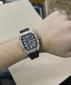 Đồng hồ Richard Mille RM67-01 rose gold đính đá Replica 11 cao cấp 40mm (2)