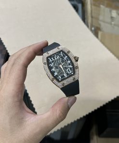 Đồng hồ Richard Mille RM67-01 rose gold đính đá Replica 11 cao cấp 40mm (2)