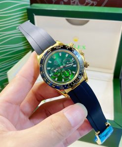 Đồng hồ Rolex Daytona nam mặt xanh lá cây Fake giá rẻ 40mm (2)