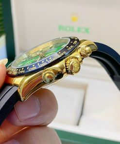 Đồng hồ Rolex Daytona nam mặt xanh lá cây Fake giá rẻ 40mm (2)