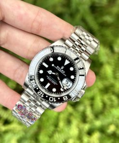 Đồng hồ Rolex GMT-Master ll Dial Black dây Jubilee Rep 11 Clean Factory 40mm (2)
