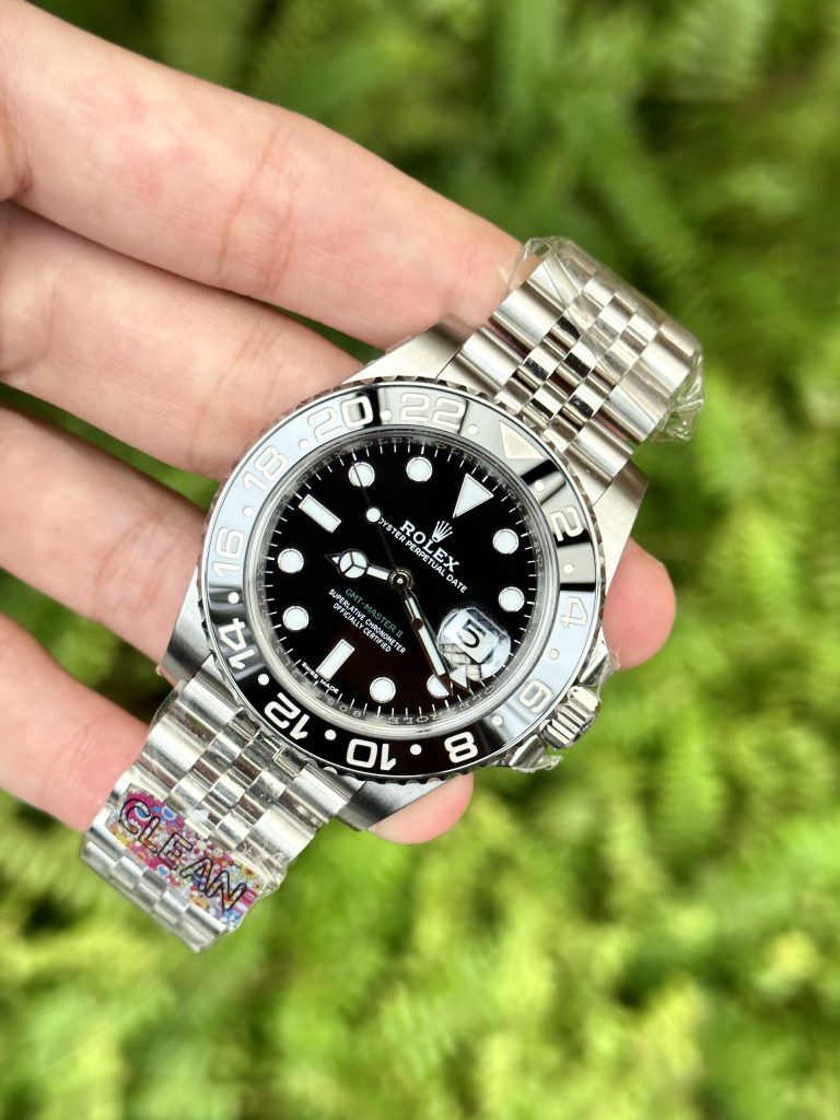 Đồng hồ Rolex GMT-Master ll Dial Black dây Jubilee Rep 11 Clean Factory 40mm (2)