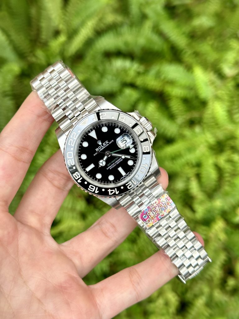 Đồng hồ Rolex GMT-Master ll Dial Black dây Jubilee Rep 11 Clean Factory 40mm (2)