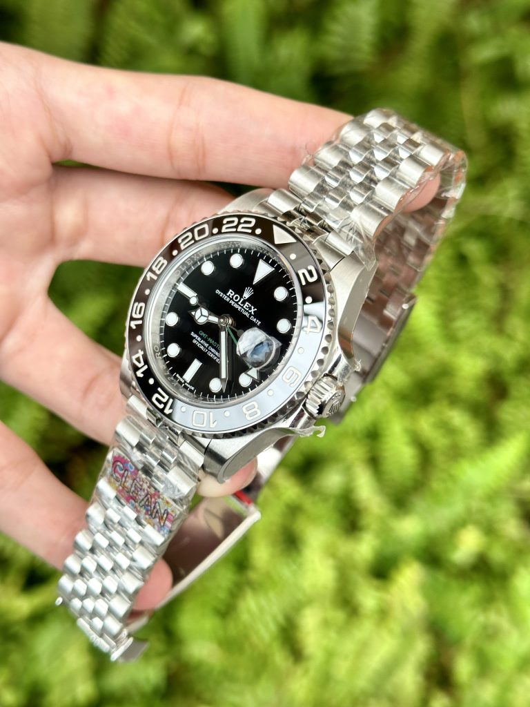 Đồng hồ Rolex GMT-Master ll Dial Black dây Jubilee Rep 11 Clean Factory 40mm (2)