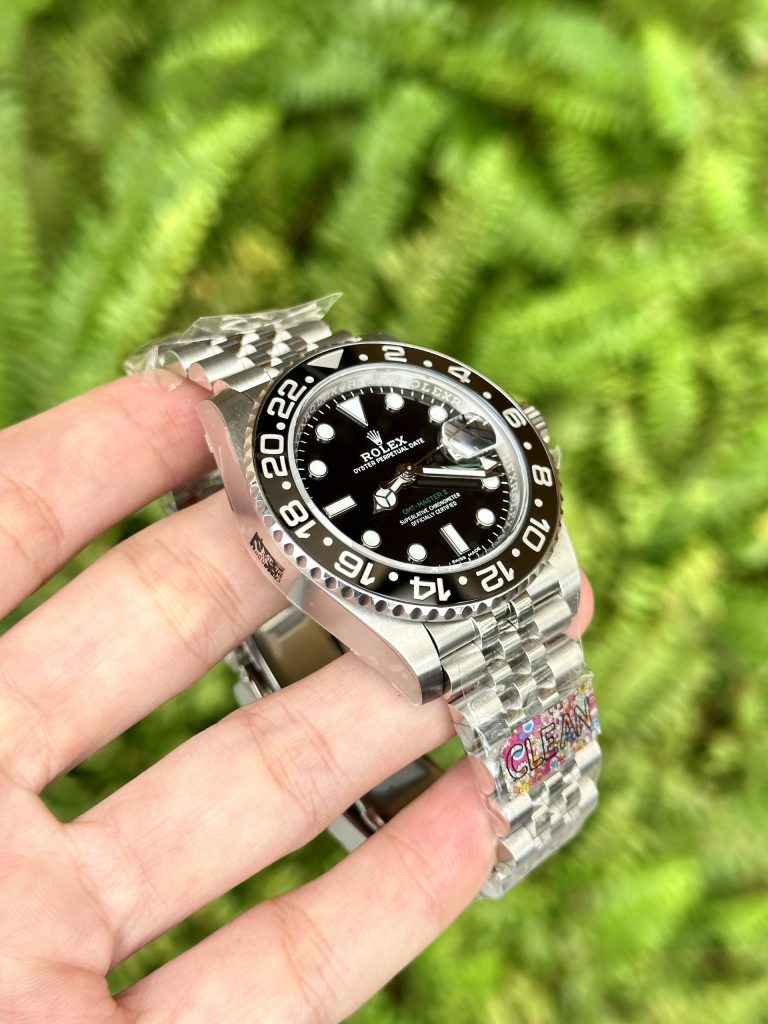 Đồng hồ Rolex GMT-Master ll Dial Black dây Jubilee Rep 11 Clean Factory 40mm (2)