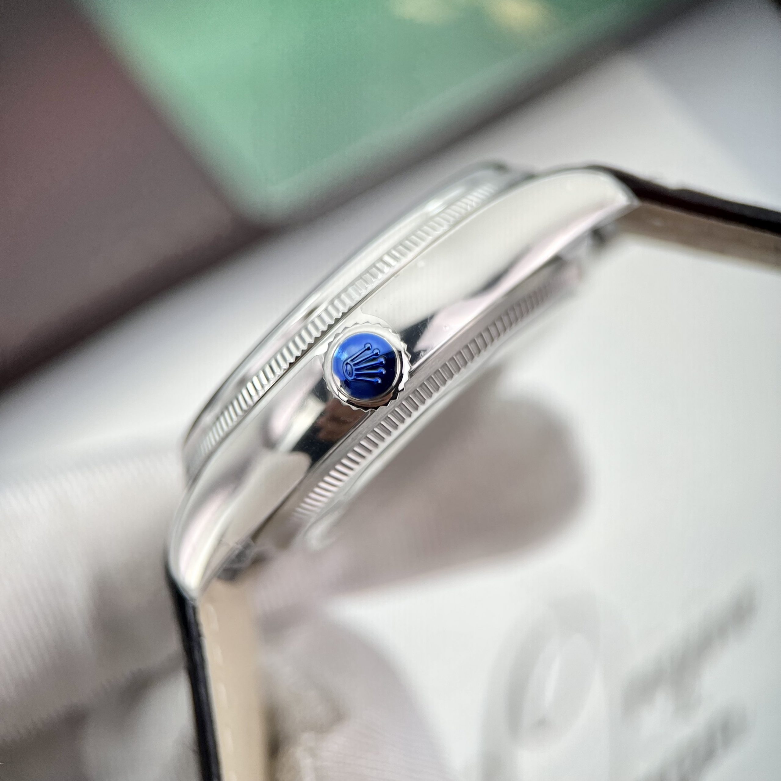 Đồng hồ Rolex Replica 11 Cellini Dual Time nam mặt trắng 39mm (7) Đồng hồ Rolex Replica 11 Cellini Dual Time nam mặt trắng 39mm (2)