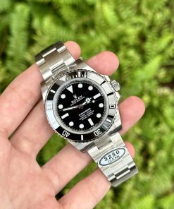 Đồng hồ Rolex Submariner No Date Replica 11 mặt đen Clean Factory 40mm (2)