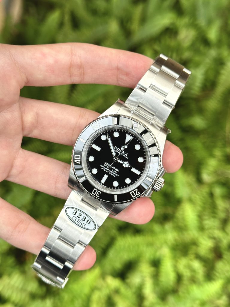 Đồng hồ Rolex Submariner No Date Replica 11 mặt đen Clean Factory 40mm (2)