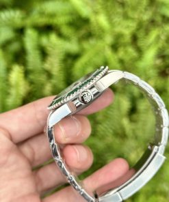 Đồng hồ Rolex Submariner Replica 11 viền gốm Ceramic màu xanh Clean Factory 40mm (2)